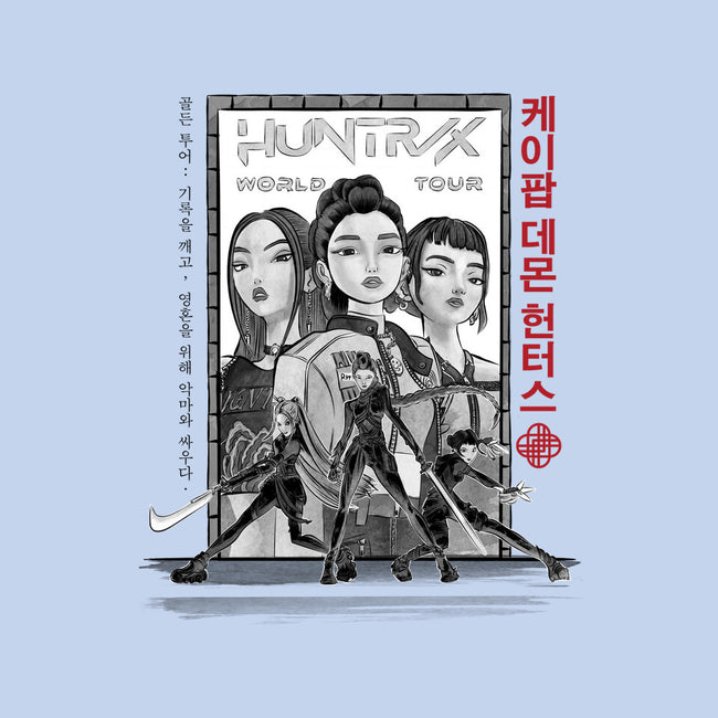 Huntrix World Tour Sumi-e-Womens-Fitted-Tee-DrMonekers