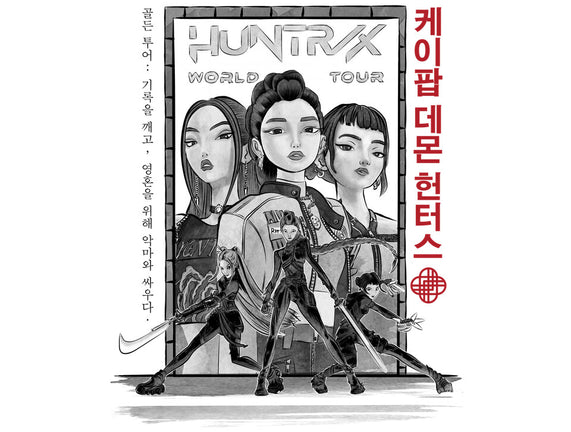 Huntrix World Tour Sumi-e