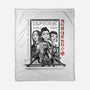 Huntrix World Tour Sumi-e-None-Fleece-Blanket-DrMonekers