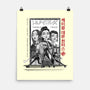 Huntrix World Tour Sumi-e-None-Matte-Poster-DrMonekers