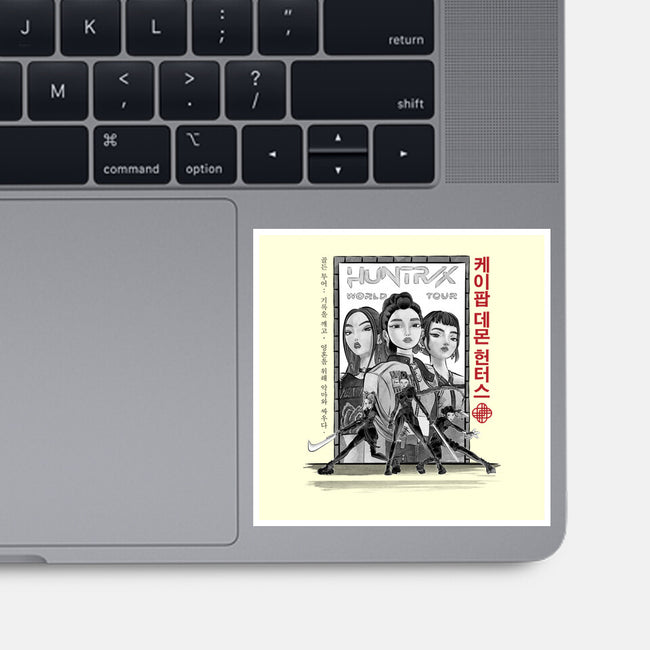 Huntrix World Tour Sumi-e-None-Glossy-Sticker-DrMonekers