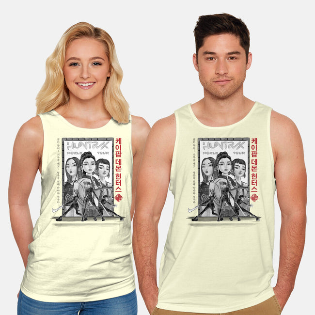 Huntrix World Tour Sumi-e-Unisex-Basic-Tank-DrMonekers