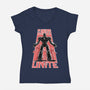 Clankers Unite-Womens-V-Neck-Tee-palmstreet