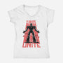 Clankers Unite-Womens-V-Neck-Tee-palmstreet
