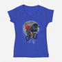 Non Terrestrial-Womens-V-Neck-Tee-Betmac