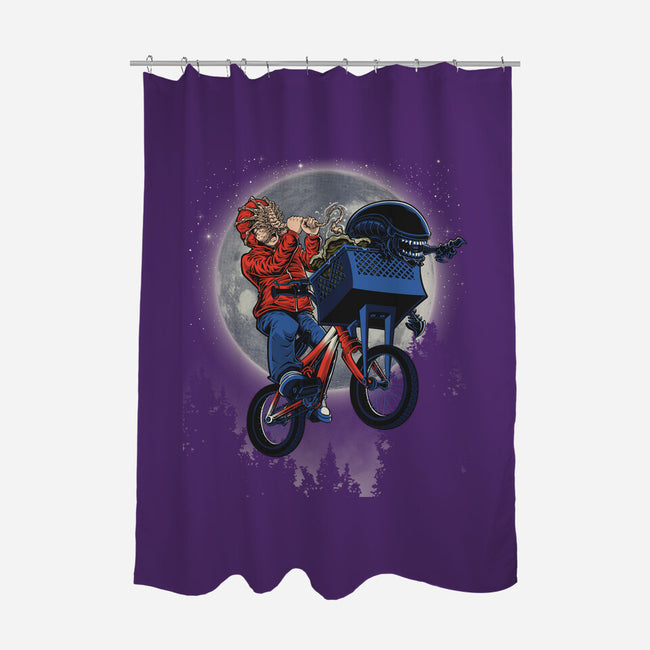 Non Terrestrial-None-Polyester-Shower Curtain-Betmac