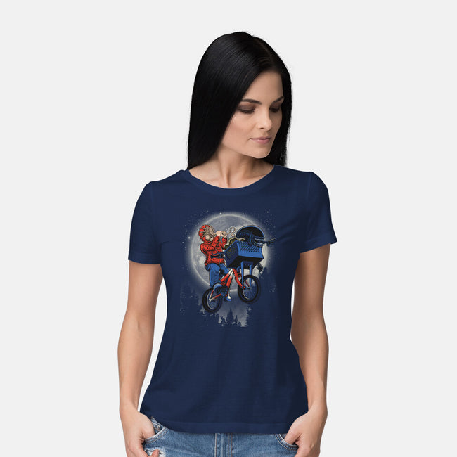 Non Terrestrial-Womens-Basic-Tee-Betmac