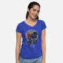 Non Terrestrial-Womens-V-Neck-Tee-Betmac