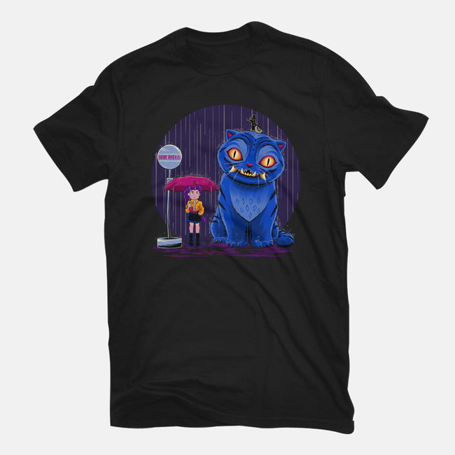 Cat In The Rain-Mens-Basic-Tee-rmatix