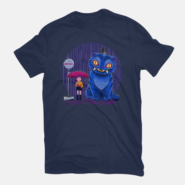 Cat In The Rain-Mens-Basic-Tee-rmatix