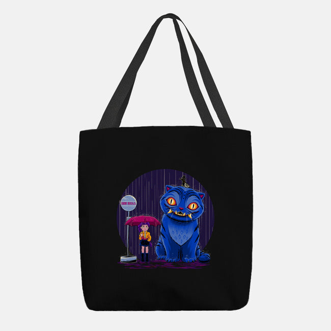 Cat In The Rain-None-Basic Tote-Bag-rmatix