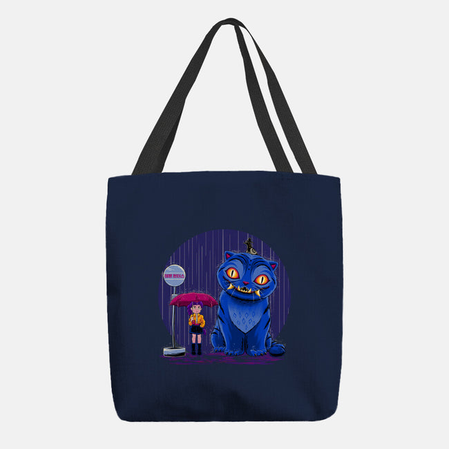 Cat In The Rain-None-Basic Tote-Bag-rmatix