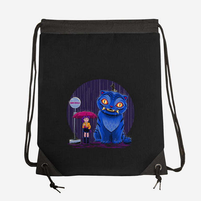 Cat In The Rain-None-Drawstring-Bag-rmatix