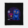Cat In The Rain-None-Fleece-Blanket-rmatix