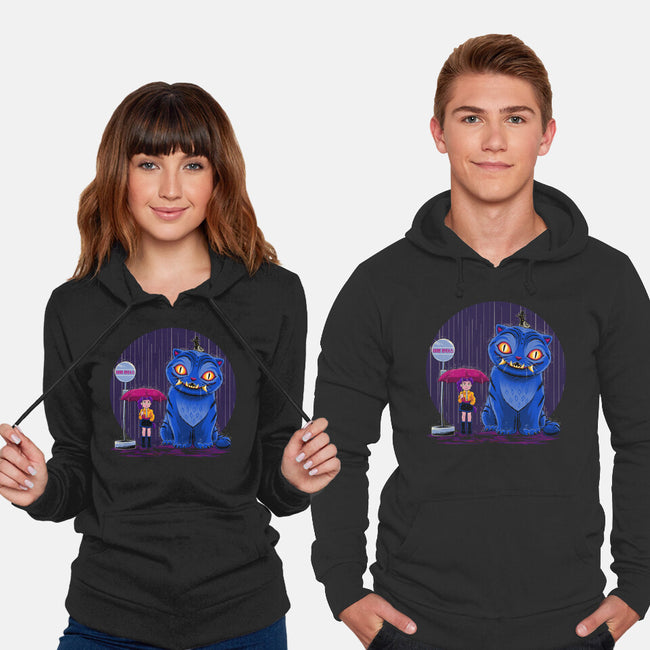 Cat In The Rain-Unisex-Pullover-Sweatshirt-rmatix