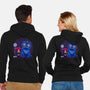 Cat In The Rain-Unisex-Zip-Up-Sweatshirt-rmatix
