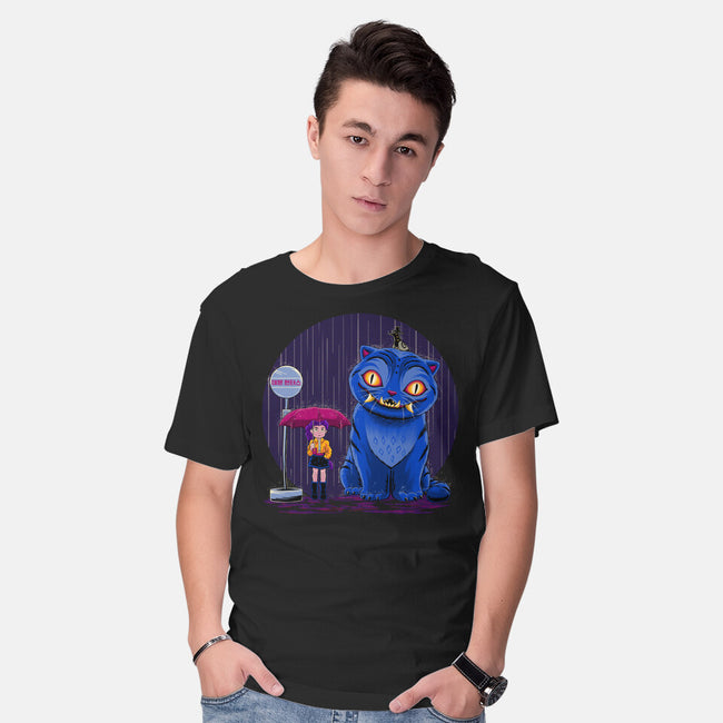 Cat In The Rain-Mens-Basic-Tee-rmatix