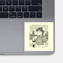 Coffee Fighter-None-Glossy-Sticker-Eoli Studio