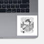 Coffee Fighter-None-Glossy-Sticker-Eoli Studio