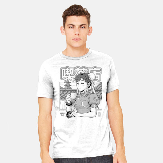 Coffee Fighter-Mens-Heavyweight-Tee-Eoli Studio