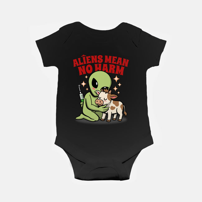 Aliens Mean No Harm-Baby-Basic-Onesie-Boggs Nicolas