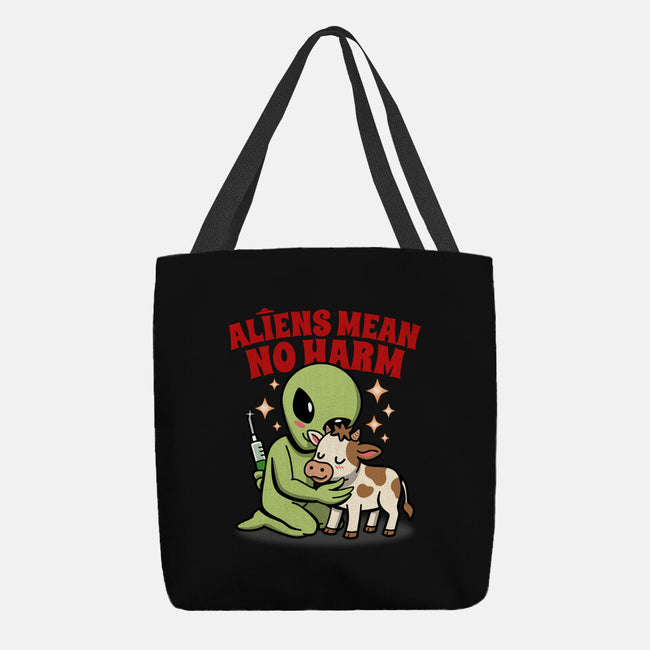 Aliens Mean No Harm-None-Basic Tote-Bag-Boggs Nicolas