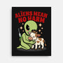 Aliens Mean No Harm-None-Stretched-Canvas-Boggs Nicolas