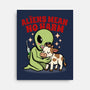 Aliens Mean No Harm-None-Stretched-Canvas-Boggs Nicolas