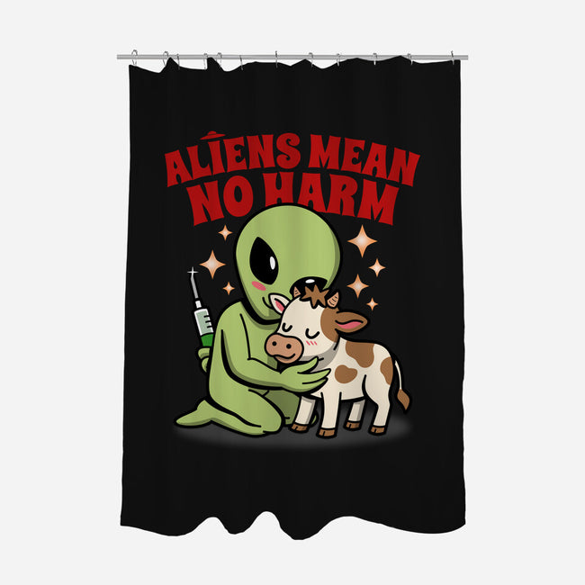 Aliens Mean No Harm-None-Polyester-Shower Curtain-Boggs Nicolas