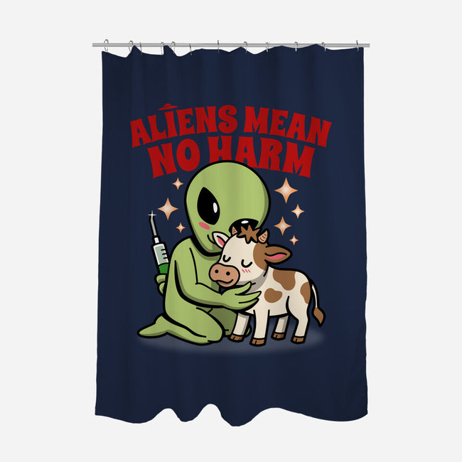 Aliens Mean No Harm-None-Polyester-Shower Curtain-Boggs Nicolas