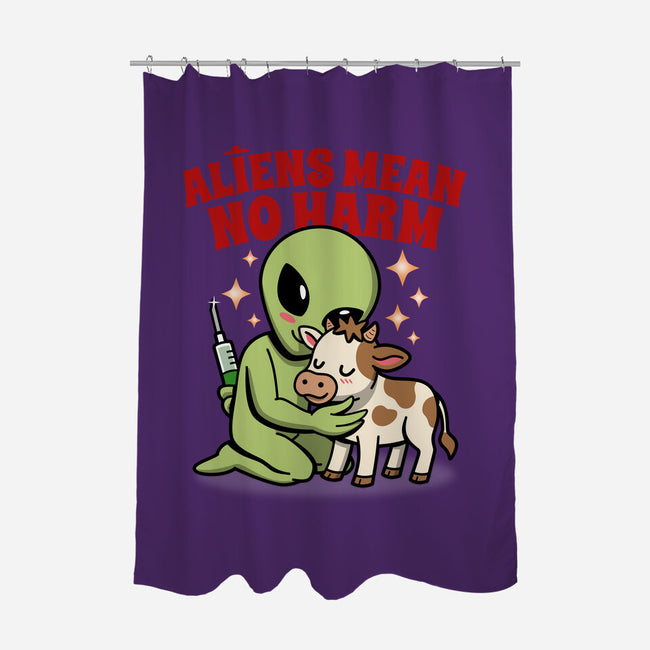 Aliens Mean No Harm-None-Polyester-Shower Curtain-Boggs Nicolas