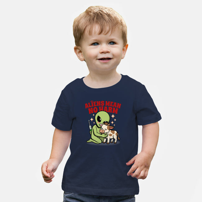 Aliens Mean No Harm-Baby-Basic-Tee-Boggs Nicolas