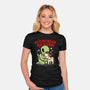 Aliens Mean No Harm-Womens-Fitted-Tee-Boggs Nicolas