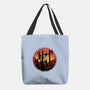 Castle Sunset-None-Basic Tote-Bag-glitchygorilla