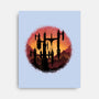 Castle Sunset-None-Stretched-Canvas-glitchygorilla