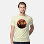Castle Sunset-Mens-Premium-Tee-glitchygorilla