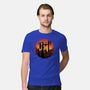 Castle Sunset-Mens-Premium-Tee-glitchygorilla