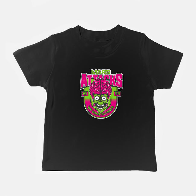 Mars Attacks We Come In Peace-Baby-Basic-Tee-CarloJ1956