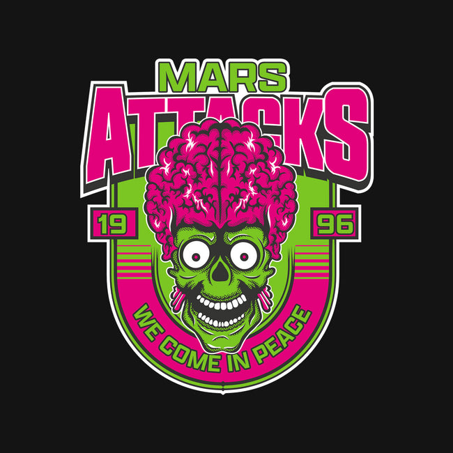 Mars Attacks We Come In Peace-Mens-Basic-Tee-CarloJ1956