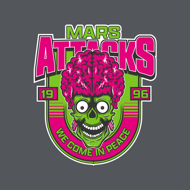 Mars Attacks We Come In Peace-Womens-Fitted-Tee-CarloJ1956