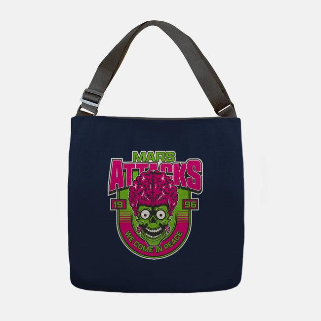 Mars Attacks We Come In Peace-None-Adjustable Tote-Bag-CarloJ1956