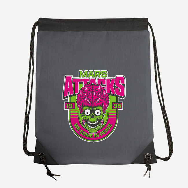 Mars Attacks We Come In Peace-None-Drawstring-Bag-CarloJ1956