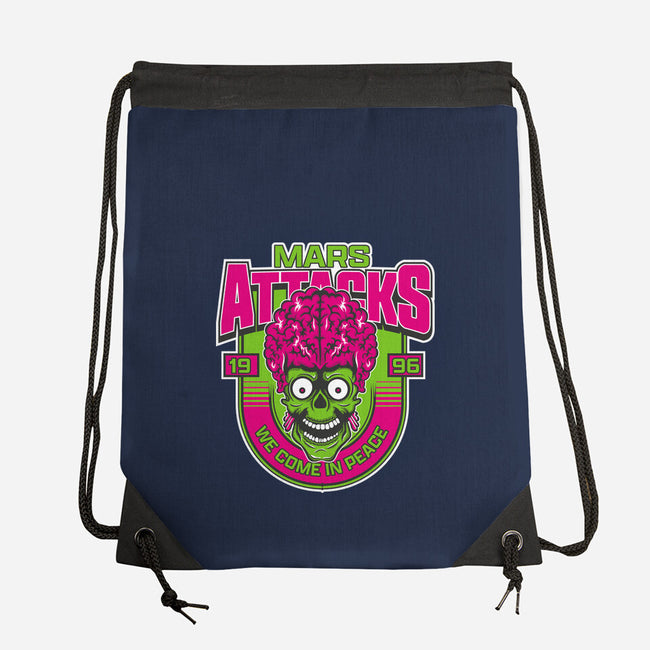 Mars Attacks We Come In Peace-None-Drawstring-Bag-CarloJ1956