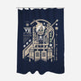 Cloudy With A Chance Of Bones-None-Polyester-Shower Curtain-BadBox