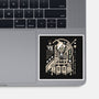 Cloudy With A Chance Of Bones-None-Glossy-Sticker-BadBox