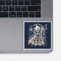 Cloudy With A Chance Of Bones-None-Glossy-Sticker-BadBox