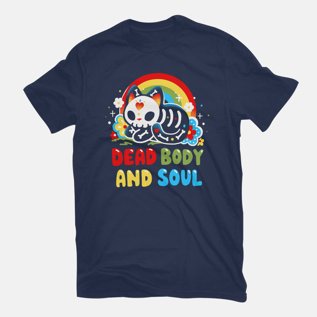 Dead Body And Soul-Womens-Fitted-Tee-Vallina84