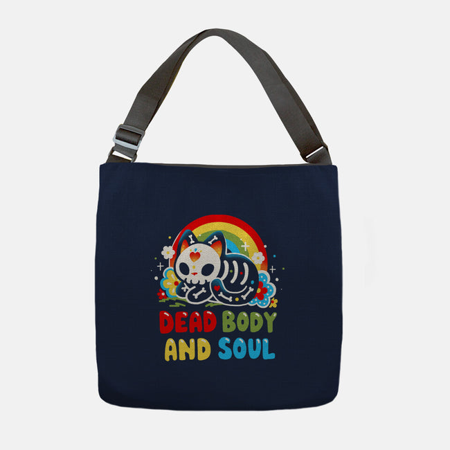 Dead Body And Soul-None-Adjustable Tote-Bag-Vallina84