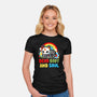 Dead Body And Soul-Womens-Fitted-Tee-Vallina84