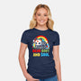 Dead Body And Soul-Womens-Fitted-Tee-Vallina84